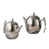 Stainless steel olive lake hotel coffee pot, restaurant and hotel teapot with mesh, cooling water kettle, household tea kettle with flat bottom Item Picture